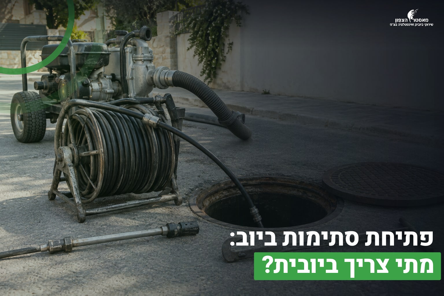 פתיחת סתימות ביוב